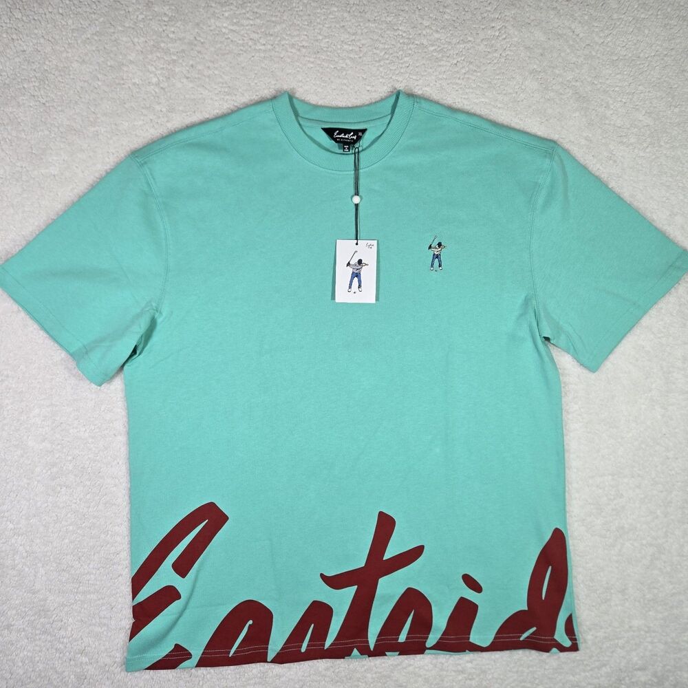 NEW Eastside Golf Mens XL Swingman Logo Short Sleeve T Shirt Mint Green